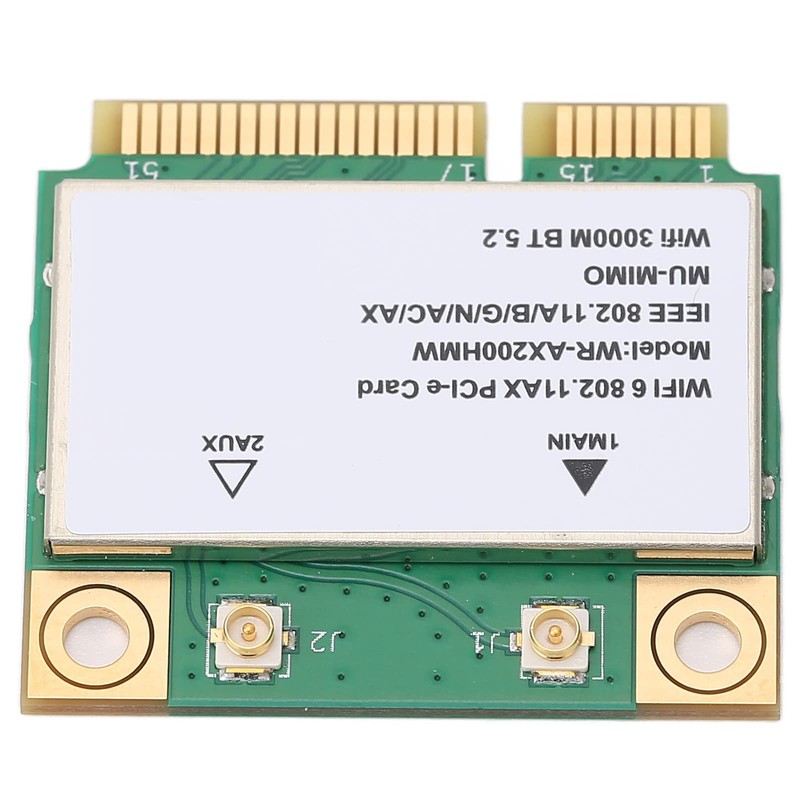 Goshyda Wireless Net Card AX210HMW 2.4G/574Mbps 5G/2400Mbps WiFi BT5.2 Laptop