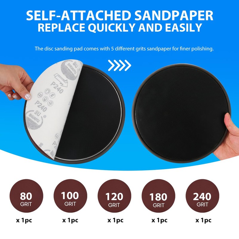 Pole Sander for Drywall,Manual Hand Radial Wall Sander with Extension