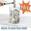 hizgo Adults Piggy Bank, Clear Piggy Bank for Adults/Kids Must