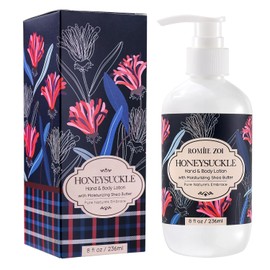 ROMIIE ZOI Loción Corporal Y De Manos Diaria Con Manteca De Karité Hidratante - Madreselva - 236 Ml / 8 Onzas Líquidas