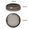 NTHREEAUTO 4PCS Smoked Turn Signals Lens Cover Front Rear Lenses