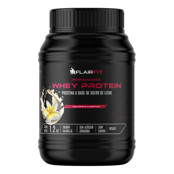 Suplemento En Polvo Flairfit® Whey Protein, 100% Proteína Suero De