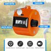 6 Pack Hand Tally Counter 4 Digit Mechanical Palm Click