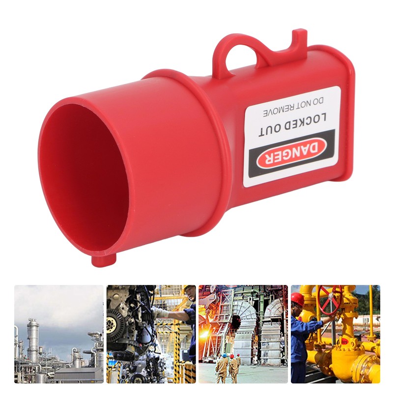 3Pcs Industrial Waterproof Socket Lockout Device PP 55mm Heat Resistant