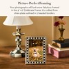 MACKENZIE-CHILDS Decorative Picture Frame, 4" x 6", Black-and-White Celebrate
