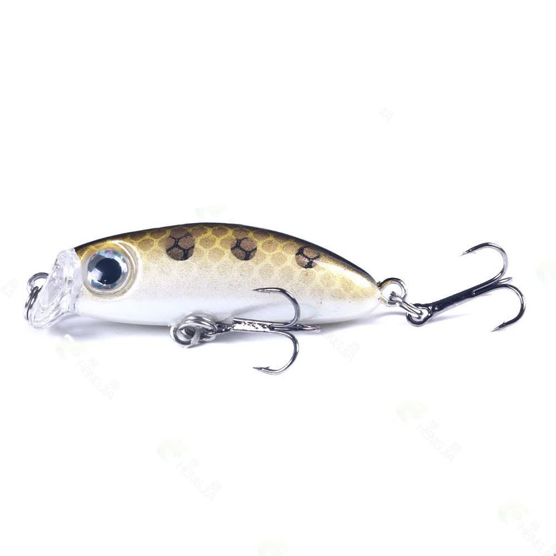 CENPEK 6pcs Luya Bait Mino 4.2 cm/3.1 G Micro-submersible Hard