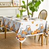 Artoid Mode Maple Leaves Pumpkins Gnome Autumn Table Cloth, Rectangular