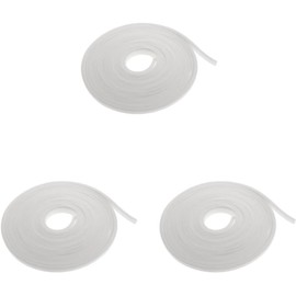 PRETYZOOM 3 Piezas Tira de Junta de Silicona de Color Claro de 5m para