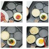 4 Cup Fried Egg Pancake Burger Pan Non Stick Breakfast