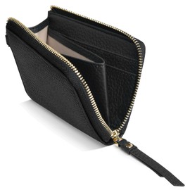 Yeepan Mini Wallet, Women's, Coin Case, Compact Wallet, Coin Purse, Men's, Women's, Small Wallet, Large Capacity, Pass, Card Case, Key Case, Card Holder, Popular Genuine Leather, L-Shaped Wallet,