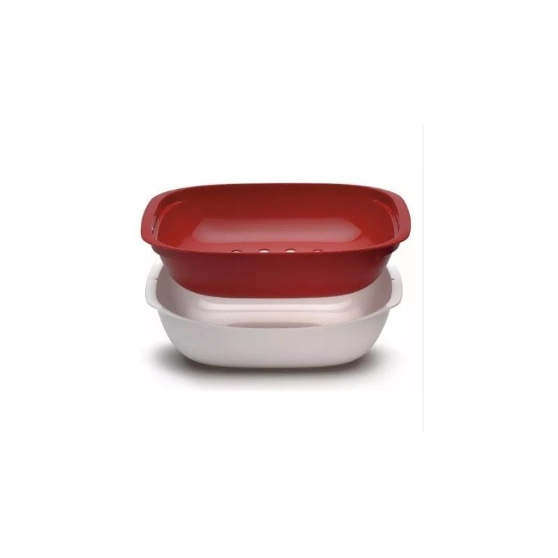 Tupperware Allegra Serving Bowl - Red