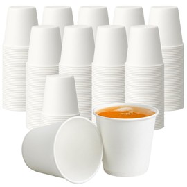 3 oz Disposable Paper Cups, Mouthwash Cups, Small Coffee Cups for Bathroom Rinsing, Mini Water Drinking Cups for Espresso, Samples, 200 Pack