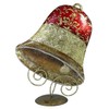 colourliving Decorative Christmas Bell Christmas Decoration Hand-Painted 34 cm High