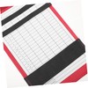 WHAMVOX Golf Score Keeping Notebook Pu Scorecard Holder Texture for