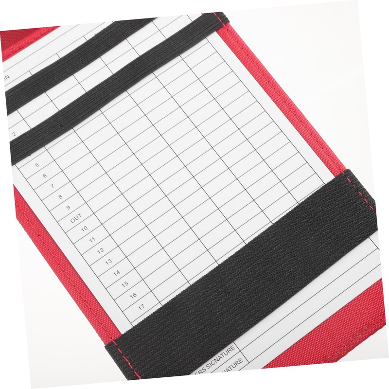 WHAMVOX Golf Score Keeping Notebook Pu Scorecard Holder Texture for