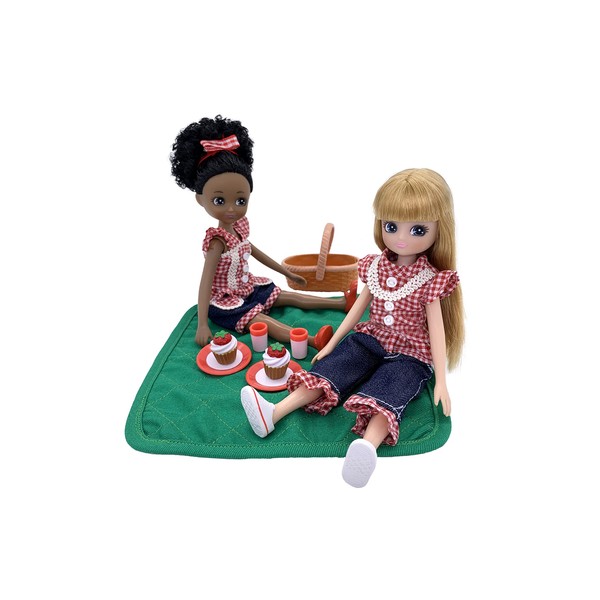 Lottie Picnic in The Park Dolls | Toys for Girls and Boys | Muñecas y Accesorios | Gifts for 3 4 5 6 7 8 Year Old | Small 7.5 inch