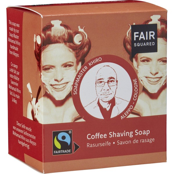 FAIR SQUARED Coffee Shaving Soap, 160 g