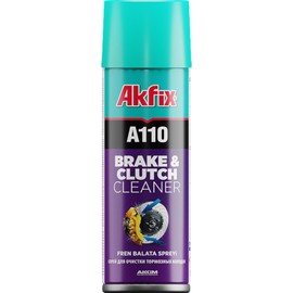 Akfix A110 Brake Parts Cleaner - Non-Chlorinated Strong Dust and Rust Remover, Brake Cleaner Spray Can, Super Clean Metal Degreaser, Hand Cleaner for Auto Mechanics, Disc and Clutch | 1 Pack, 16.9 Oz.