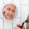 Luxo Shaving Mirror, Shower Mirror with a Razor Holder for