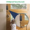 Home Security Door Lock, Childproof Door Reinforcement Lock with 3"