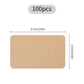 Tabanzhe Color Index Cards - 100 Psc, 86x48mm, Blank Flash Cards, Sticky Note Record Cards, Multi-Color Paper Gift Information Cards for Office, University, Lecture, Study, Daily Notes, DIY