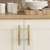 HESTIA HARDWARE 10 Pack | Brushed Gold Cabinet Pull Modern