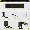 NattyDot Garage Tool Organizer Wall Mount 49.5inch with 9 Hooks