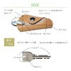 [PLUS EIGHT ONE +81] Tochigi Leather Key Case, Leather, Genuine