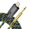 HixYaxi USB Guitar Cable Guitar to Pc Interface USB to