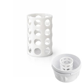 Reusable Type VI Hot Tub Filter Adapter — Converts Paper Cartridge to Filter Ball System, Compatible with Lay-Z-Spa, Coleman SaluSpa, Bestway & Intex PureSpa Type VI Filters