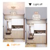 ZYDTRIP Crystal Ceiling Light Fixture Semi Flush Mount Ceiling Lamp