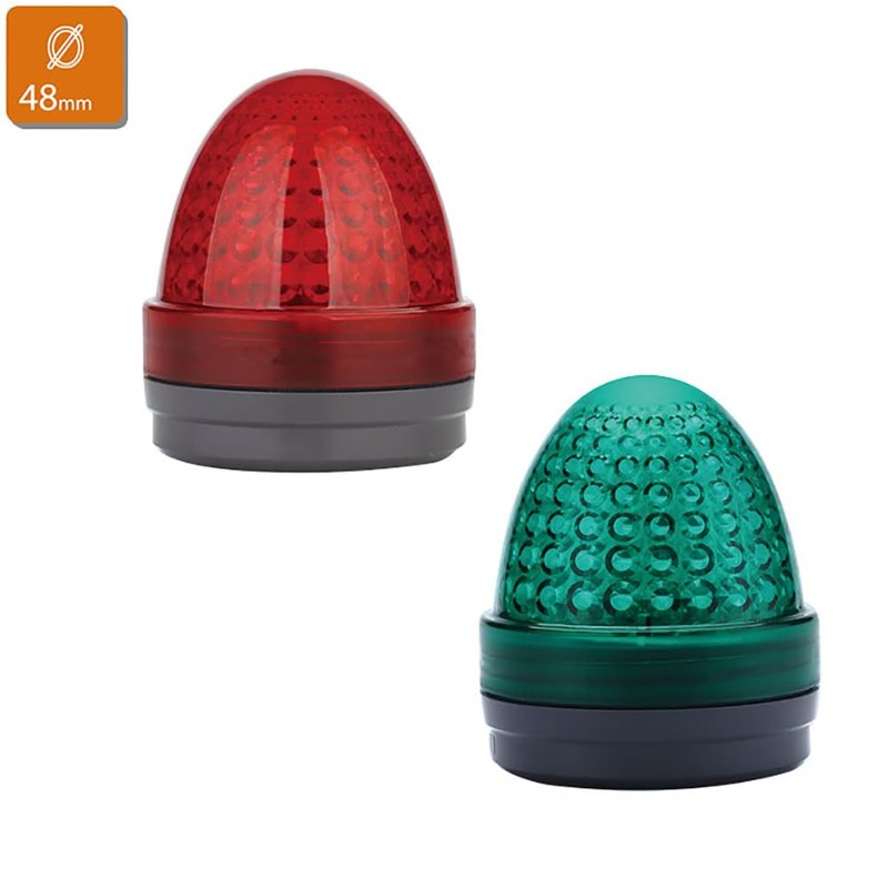 TopHomer LED Warning Light, 24 V Silent Strong Light Alarm