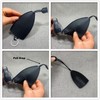 Elegant PU Leather Key Organizer Pouch - Pull Strap Key