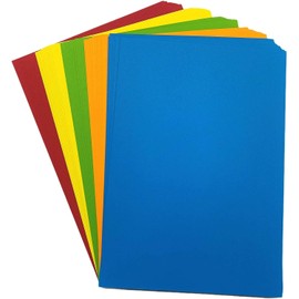 DJP A4 80 GSM Paper - Assorted Bright Coloured Copier Printing Paper Pack - 100 Sheets