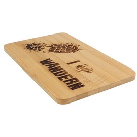 Spruchreif Bamboo Breakfast Board with Engraving, Gifts for Hikers, Outdoor Gifts, Outdoor Breakfast, Hiking