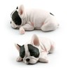 Neko Kamiyama Sleeping French Bulldog Puppy White and Black Miniature