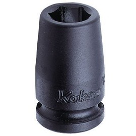 Koken 13400M-15 3/8 (9.5 mm) SQ. Impact Hex Socket 0.6 inch (15 mm)