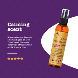 Dr. Sniff Freshening Pet Spritz Spray, Natural Perfume for Dogs & Cats, Alcohol-Free Scent Freshener, Made in The USA, Calm Pup Scent, 4 Oz