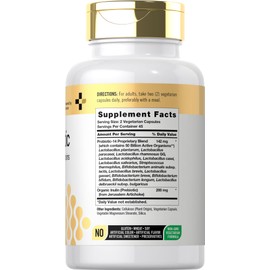Doctor's Way Probiotic Supplement | 50 Billion Active Organisms | 90 Capsules | 14 Strains with Prebiotic | for Men and Women | Vegetarian, Non-GMO, Gluten Free