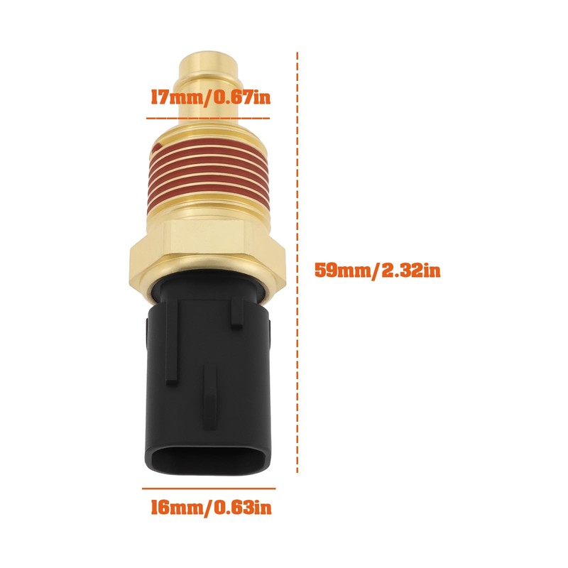 ECSiNG Engine Coolant Temperature Sensor 5149077AB Compatible with Chrysler Compatible