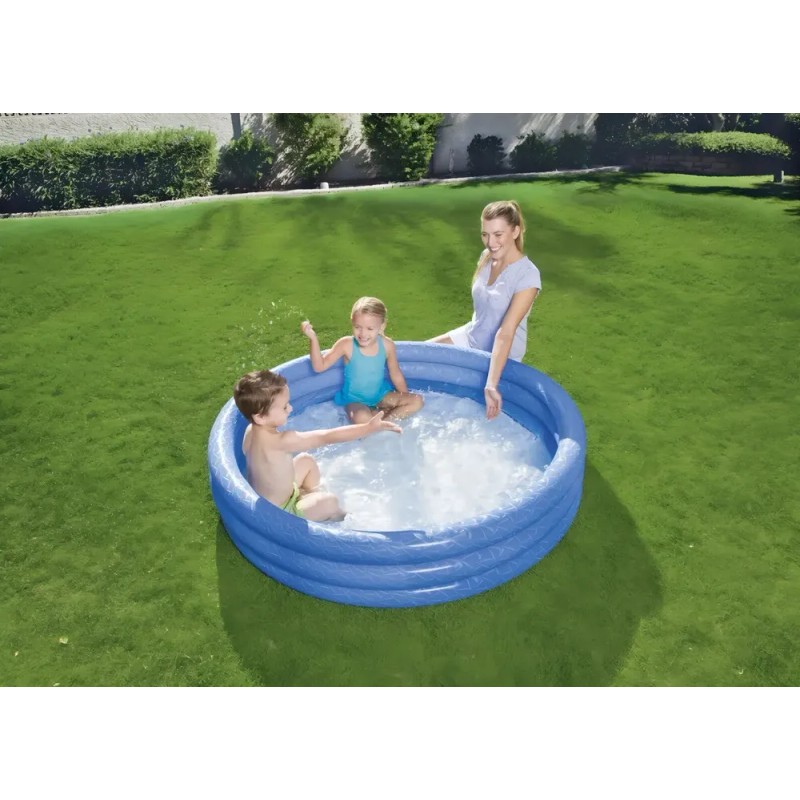 Alberca inflable redonda Bestway 3 Aros 51026 Liso de 1.52m