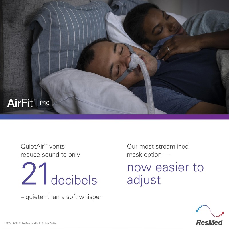 ResMed P10 Nasal Pillow Cushion - Replacement Silicone CPAP Mask