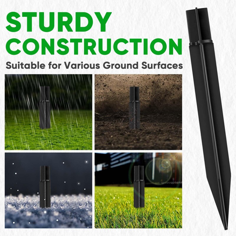 Stakes Solar Lights Replacement Spike - 0.82" x 13.46" Outdoor