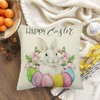 Meleager 4 x Easter Cushion Covers, Easter Decoration, Bunny Cushion