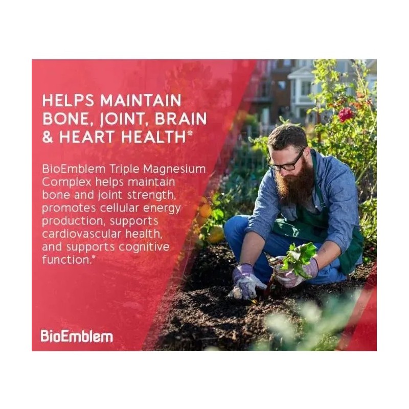Bioemblem Triple Magnesium Complexi30omg Magnesium