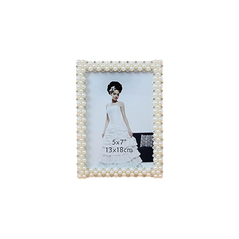 TPTC99207 Bling Gorgeous Pearl Pearl Beaded Picture Frame Picture Frame