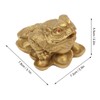 Money Toad Fortune Good Luck Attract Wealth Corrosion Resistant Three