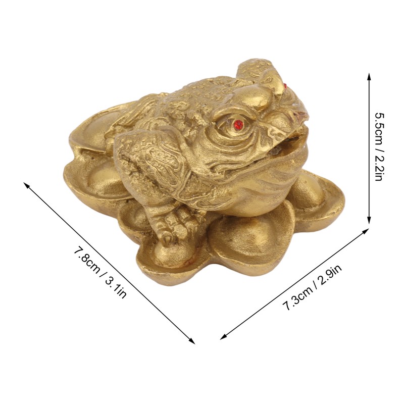 Money Toad Fortune Good Luck Attract Wealth Corrosion Resistant Three