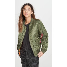 Alpha Industries Women's MA-1 Flight Jacket (S, Sage)