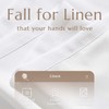 jinchan Linen Blend White Curtains 108 Inches Extra Long for